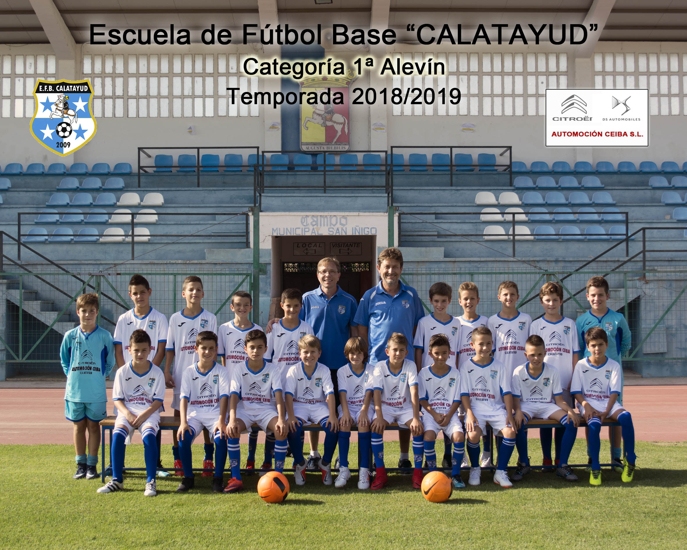 Equipo 1ª ALEVÍN - Temporada 2018/2019