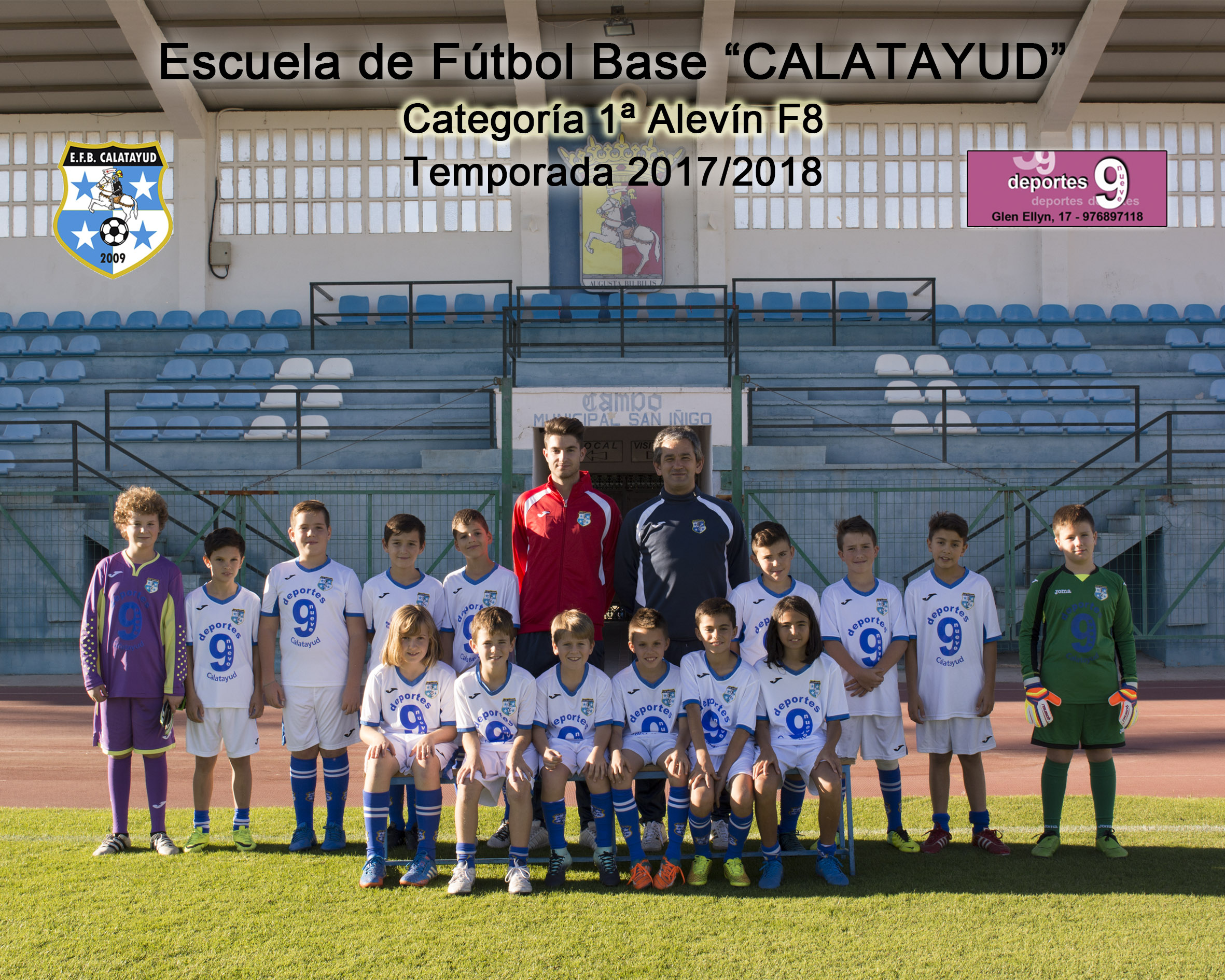 Equipo 1ª ALEVÍN F8 Temporada 2017/2018