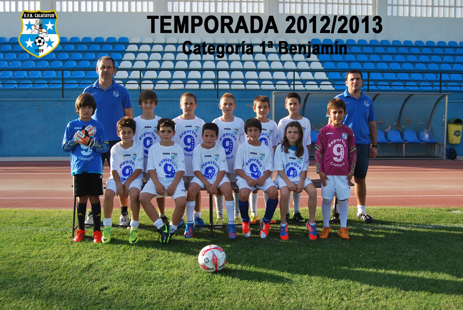 Equipo 1ª BENJAMÍN Temporada 2012/2013