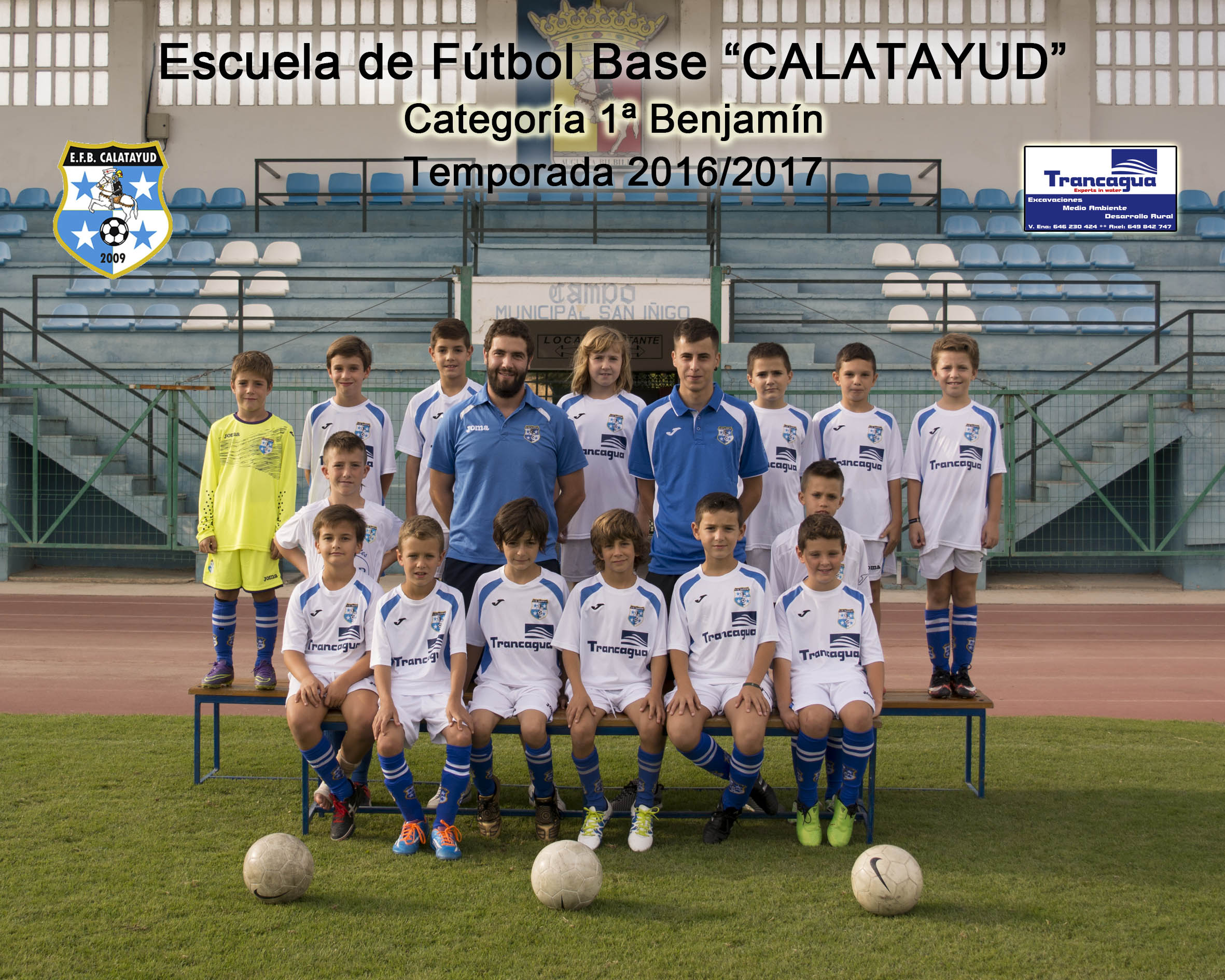Equipo 1ª BENJAMÍN Temporada 2016/2017