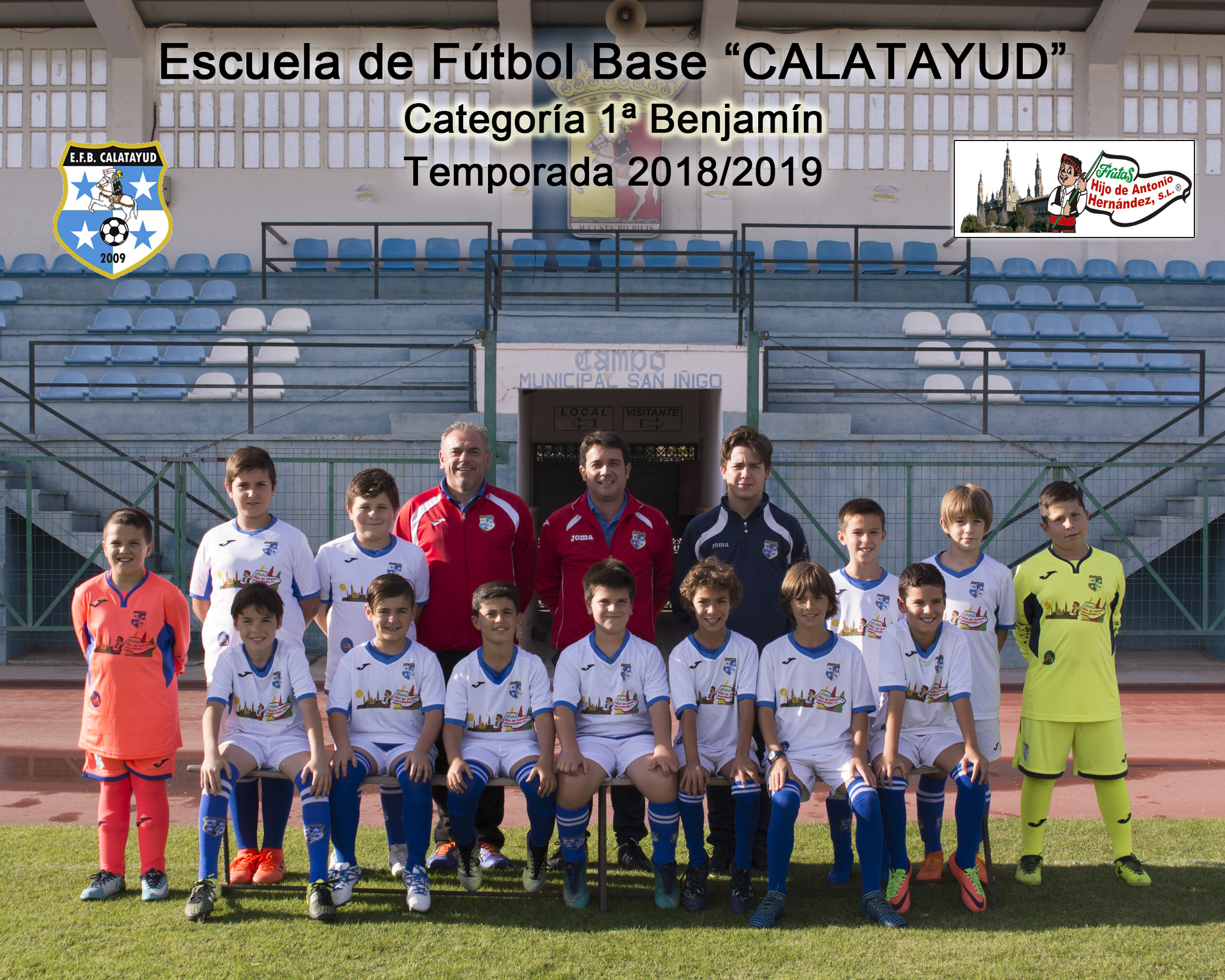 Equipo 1ª BENJAMÍN Temporada Temporada 2018/2019