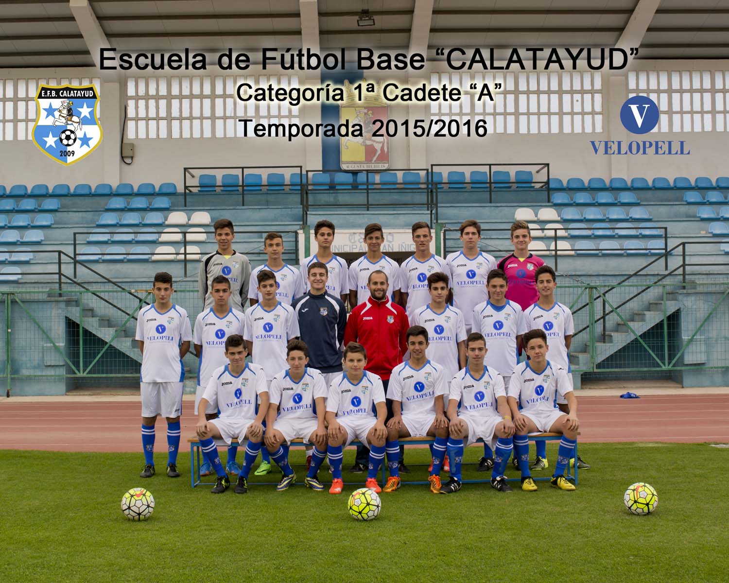 Equipo 1ª CADETE A Temporada 2015/2016