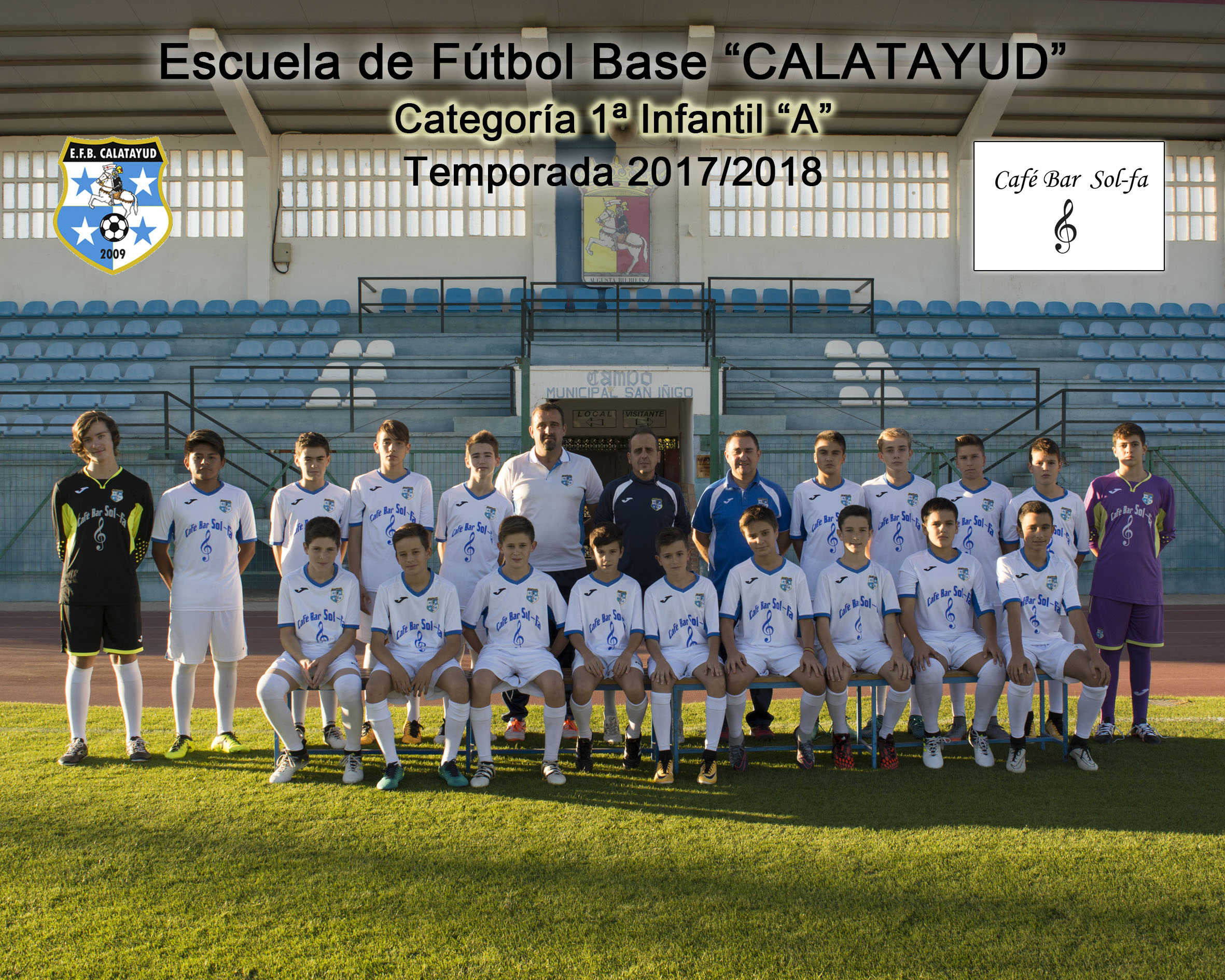 Equipo 1ª INFANTIL PROVINCIAL A Temporada 2017/2018