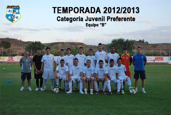 Equipo JUVENIL PREFERENTE B - Temporada 2012/2013